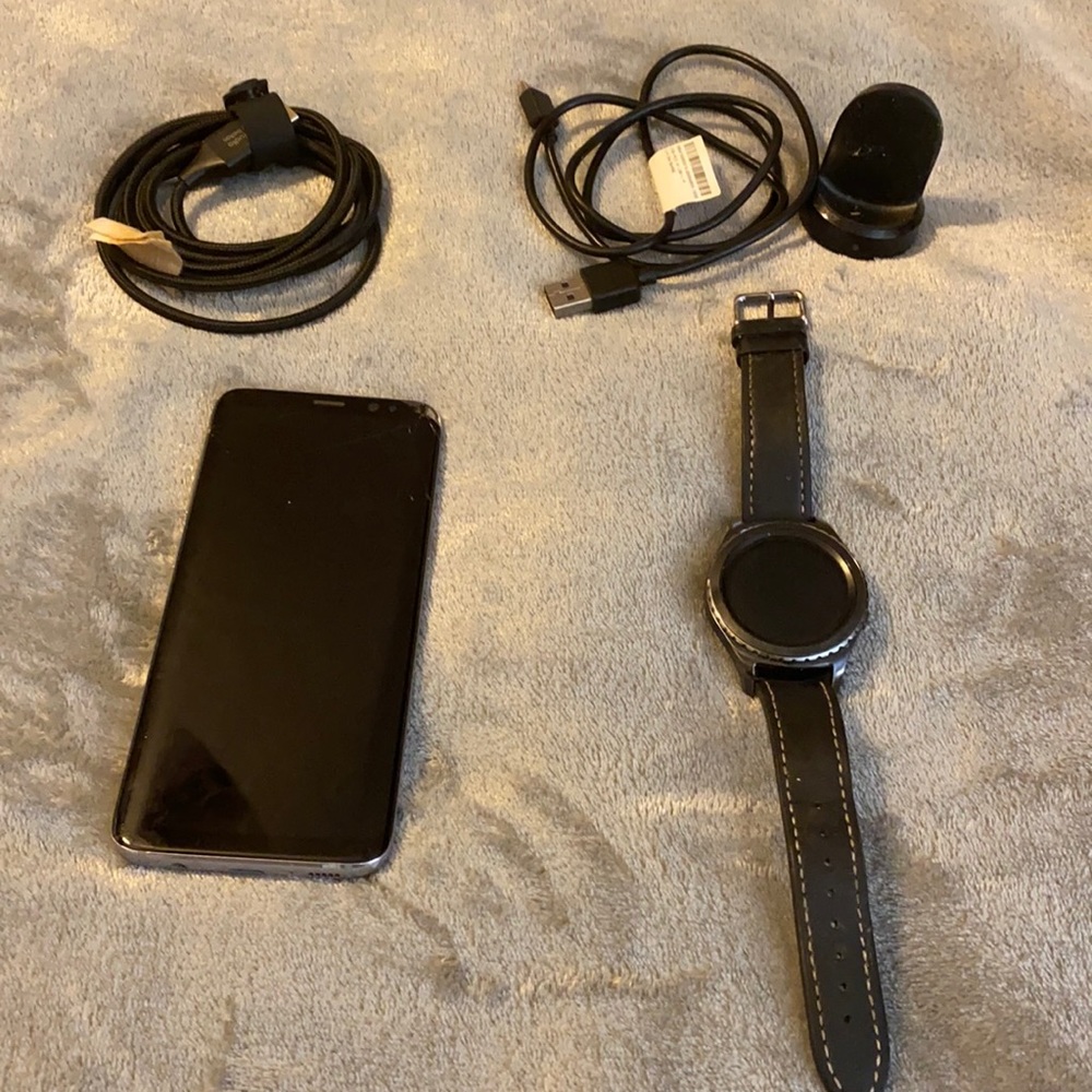 Samsung Galaxy S8 and Samsung Activity Watch